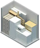 5' x 10' storage unit example